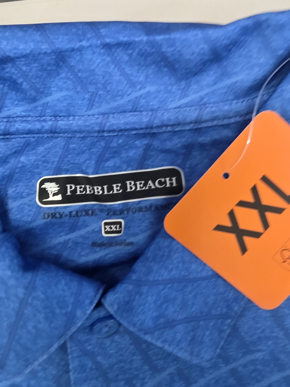 Pebble Beach Dry-Luxe Performance Polo Shirt Men's Size XXL NWT - Picture 4 of 8